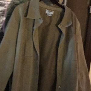 Camel color  leather jacket size 1X